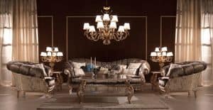 Benedetta, Luxus klassisches Sofa, qualitativ hochwertige, für Villen
