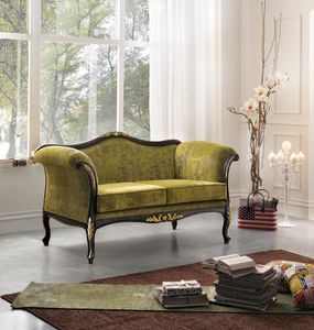 Inglese Sofa 2-Sitzer, Elegantes klassisches Sofa
