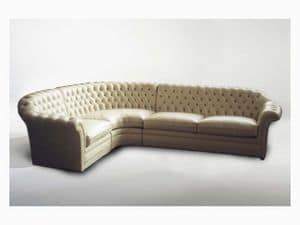 Lloyd Angular Sofa, Ecksofa für große Wohnzimmer, im klassischen Stil