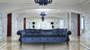 Oceano Walnuss, Klassisches Sofa ideal fr Villen und Hotels