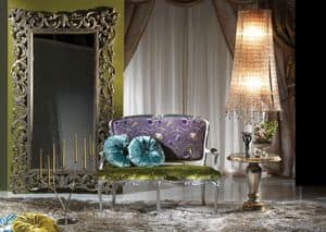 Romantic, Luxus-Sofa, handgeschnitzt