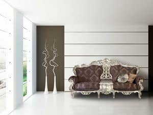 Secret  klassischen Stoff Sofa, Curved 2 Sitzer Sofa ideal fr Luxus- Umgebungen
