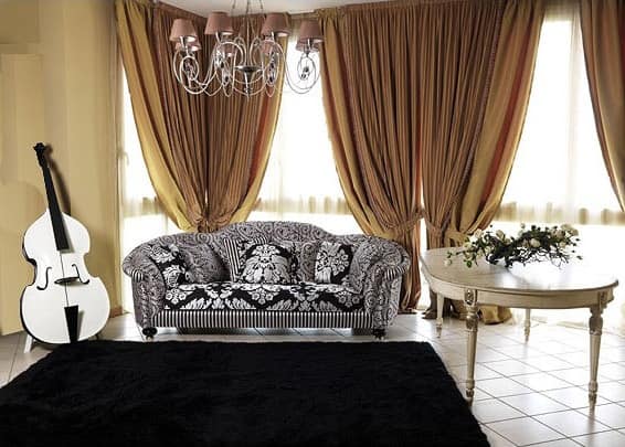 Silvia sofa, Luxus klassisches Sofa für Wohnzimmer