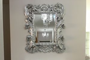 Loto kleiner, Klassische Spiegel mit Blattgold Veredelungen Rahmen