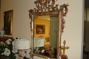 Art. 157, Florentiner Spiegel, von Hand geschnitzt