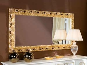 Tulipano Spiegel, Groer Spiegel, mit luxurisen und raffinierten Linien, Barock