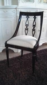 2290 STUHL, Stuhl mit geschwungener Rückenlehne, englischer Stil