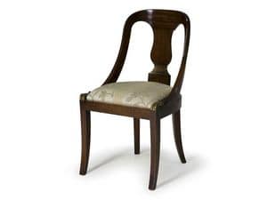 Art.132 chair, Klassischen Stil Stuhl aus Holz, für Restaurants und Hotels
