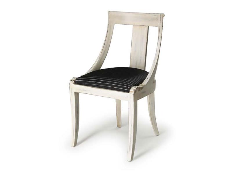 Art.183 chair, Klassischer Stuhl für Wohnräume und Restaurants