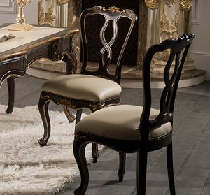 Art. 5096, Stuhl mit handgefertigten Dekorationen