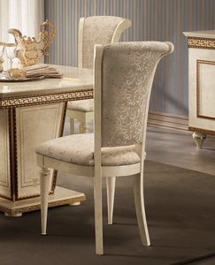 Fantasia Stuhl, Luxuriöser Esszimmerstuhl im neoklassischen Stil