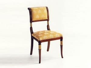 Lamb, Klassischer Stuhl in Holz, gepolstert, für Hotel