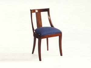 Marlowe, Klassischer Stuhl aus Holz für Esszimmer