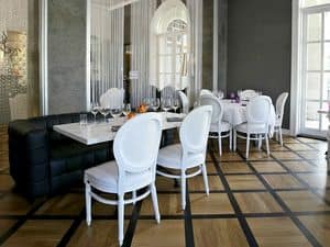 Rotondo, Gepolsterte klassischer Stuhl, fr Luxus-Restaurants und Restaurants