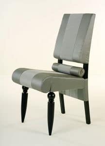 Siamodonne, Luxury klassischen Stuhl, Massivholz, gedrechselten Beinen