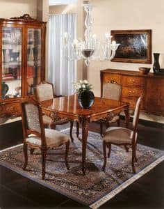 Art. 316, Ausziehbarer Tisch aus Bruyereholz, klassischen Luxus-Stil