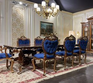 Art. 9000 Tisch Luigi XV, Tisch im klassischen Stil mit anpassbarer L�nge