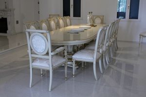 Eolo, Ovalen Tisch ideal für Tagungsräume und Konferenzräume