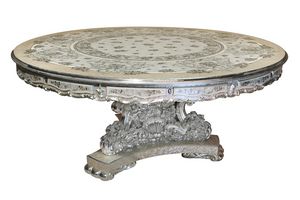 Scent of flowers Tisch, Runder Tisch mit raffinierten Barock-Intarsien