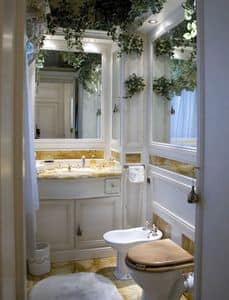 Bathroom Boiserie , Boiserie fr Badezimmer mit Marmoroberflchen, klassischen Stil
