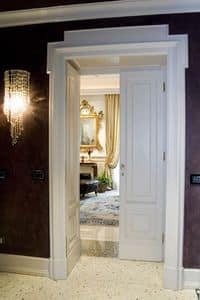 Internal Door, Doppeltr aus massivem Holz, klassischen Stil