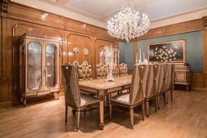 Palace boiserie, Boiserie komplett in Massivholzplatten realisiert, fr Umgebungen in klassischen Luxus -Stil