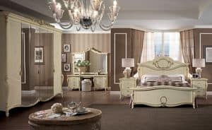 Tiziano Schminktisch, Klassischer Luxus Frisiertisch, den Schlafzimmern