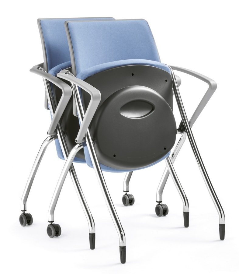 Q-Go XL AIR, Stapelbarer Stuhl für Konferenzraum