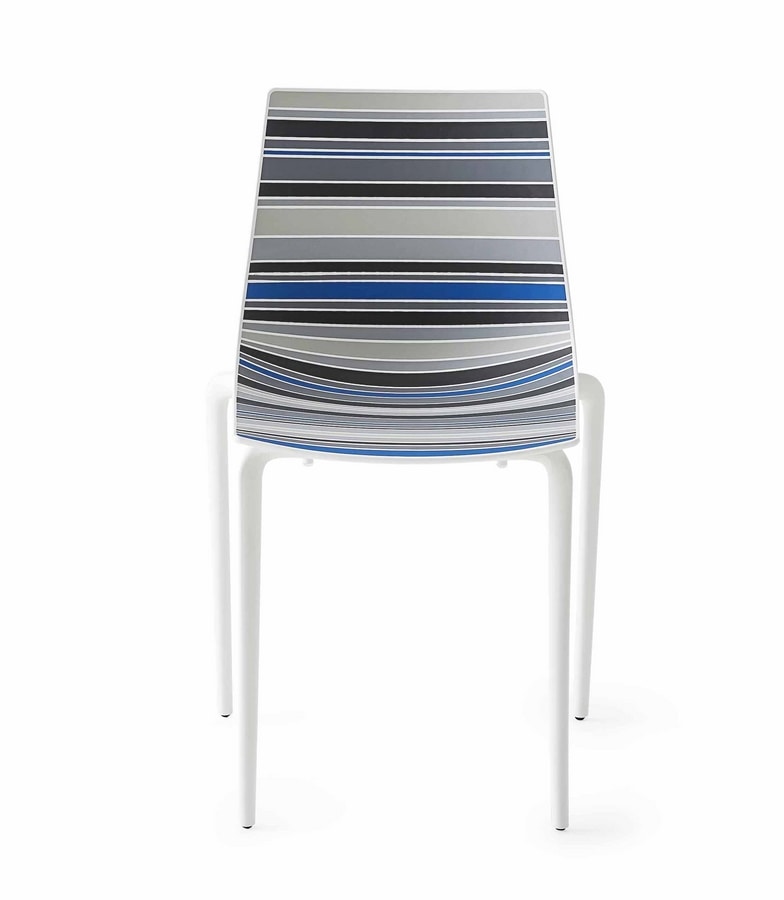 Colorfive TP, Polymer Stuhl, Metall Beine, verschiedene Oberflächen