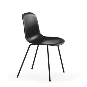 Máni Plastic 4L-NS, Stuhl aus Stahl und Polypropylen, in verschiedenen Farben