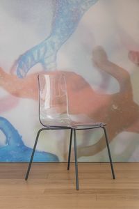 PANAMA SE1A5, Stuhl mit Sitz aus transparentem Polycarbonat