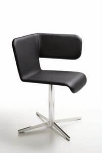 TWISS Spalte, Design-Stuhl, Drehfu, fr moderne Bro- und Huser