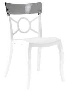1708, Moderne Stuhl aus Kunststoff fr Bars und Haus