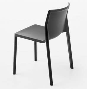 LP stapelbar, Design Stuhl aus Polypropylen, stapelbar und robust