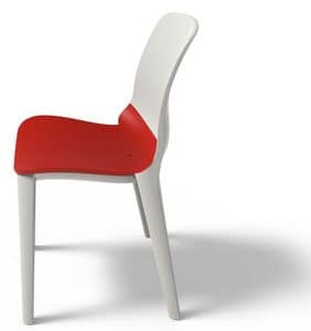 Lyssa - S, Stuhl aus Polypropylen UV-bestndig, stapelbar
