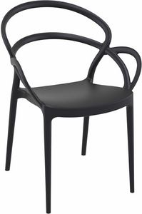 Marion, Stuhl aus Kunststoff für Bars und Restaurants