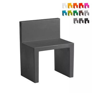 Moderner Designstuhl für Lokales Haus und Garten Angolo Retto SD AGR050, Outdoor-Stuhl aus Kunststoff
