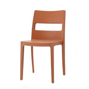 Sai, Stapelbarer Stuhl aus Technopolymer für den Innen- und Außenbereich