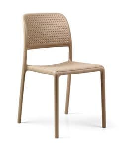 SE 7001, Stuhl aus Kunststoff und Glasfaser, perforierten Mantel, fr Bars