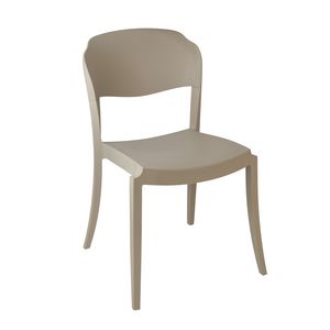Strass, Stuhl aus Polypropylen im minimalistischen Chic-Stil