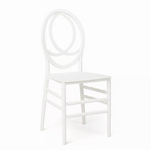 Traditionelles Design Stühle für Esszimmer Restaurant Hochzeitszeremonien Imperator SC718APPBI, Stapelbarer Stuhl aus Kunststoff