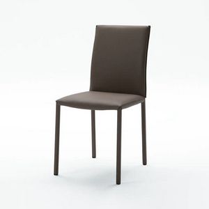 Keira, Stuhl komplett mit Kunstleder oder Samt bezogen