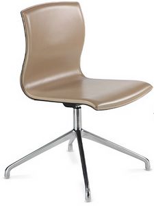 WEBTOP 398, Moderner Stuhl mit Chromgestell