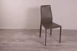 Hippo, Design Stuhl aus dickem Spaltleder