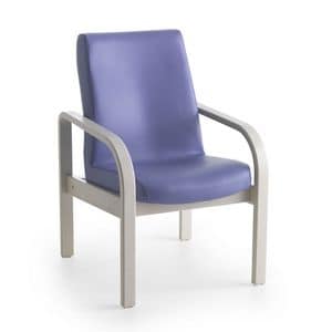 Marta 06 FIX, Gepolsterten Stuhl, weich und stabil, für Senioren