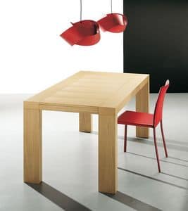 ART. 239/F BALI, Fester Tisch ganz aus Holz, fr Restaurant