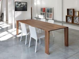 ART. 260/F ZEN, Tisch aus Massivholz, fr die moderne Kche