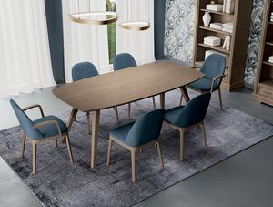 Art. 9218, Esstisch aus Holz mit modernem Design