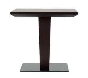 Focus Platz, Quadratischer Tisch aus Metall und Holz, verschiedenen Ausfhrungen