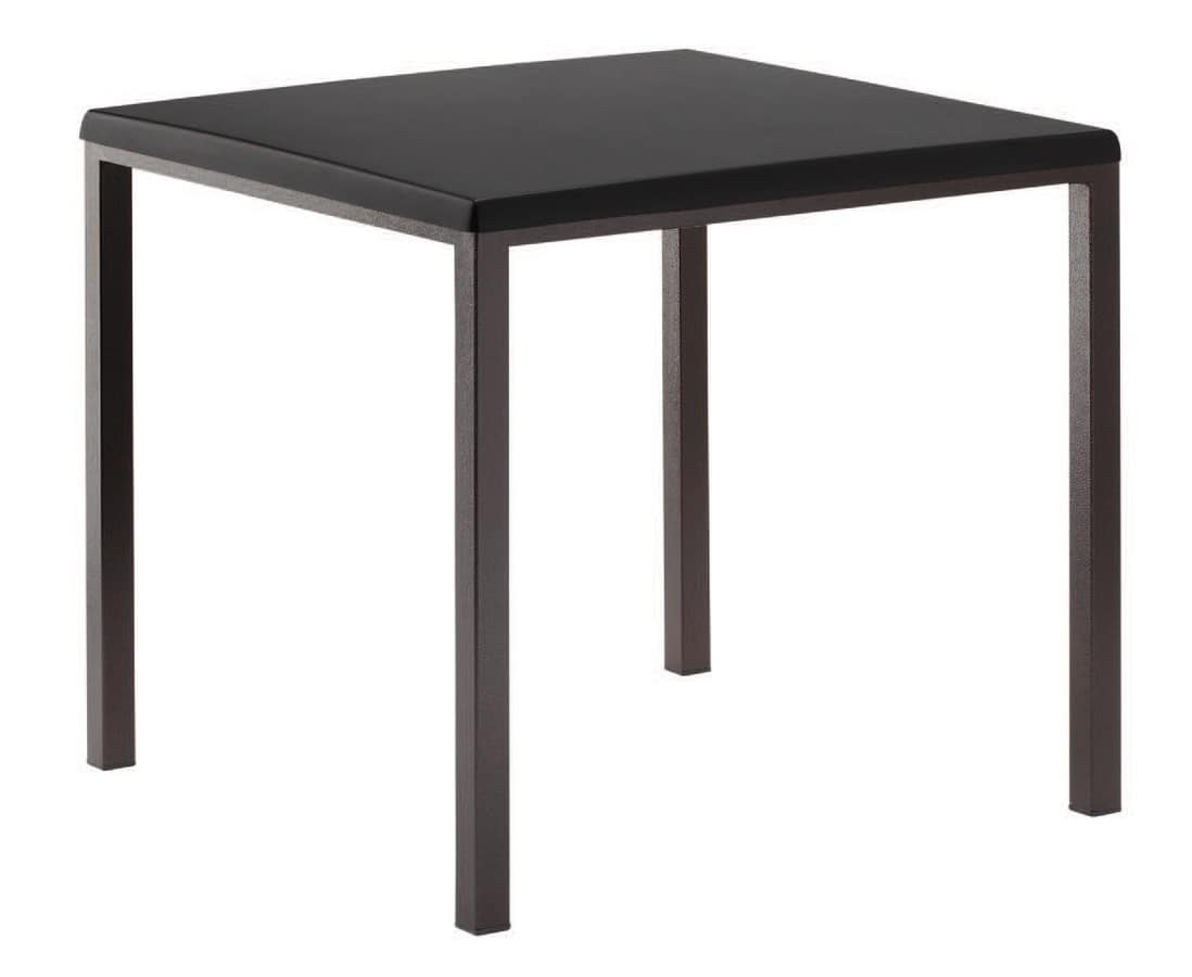 FT 044 Platz, Tabelle mit lackiertem Metall ideal für Bar